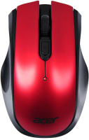 Мышь Acer OMR032 черный/красный оптическая (1600dpi) беспроводная USB (3but)