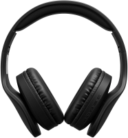 Гарнитура накладные Digma BT-17 черный беспроводные bluetooth оголовье (BT17B)