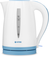 Чайник электрический Vitek VT-7031 1.7л. 2200Вт белый корпус: пластик