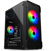Корпус Оклик OCC-MN301 черный без БП mATX 1xUSB2.0 1xUSB3.0 audio