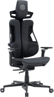 Кресло Cactus CS-CHR-DUO-BBK черный кожзам