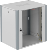 Шкаф коммутационный Sysmatrix (WP 6412.710) настенный 12U 600x450мм пер.дв.стекл 2 бок.пан. 60кг серый 300мм 20кг 585мм IP20 металл