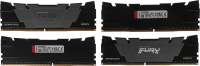 Память DDR4 4x8GB 3200MHz Kingston KF432C16RB2K4/32 Fury Renegade Black RTL Gaming PC4-25600 CL16 DI