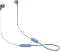 Гарнитура вкладыши JBL Tune 215BT синий беспроводные bluetooth шейный обод (JBLT215BTBLU)