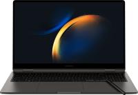 Ноутбук Samsung Galaxy book 3 360 NP750 Core i7 1360P 16Gb SSD1Tb Intel Iris Xe graphics 15.6" AMOLED Touch FHD (1920x1080) Windows 11 Home graphite WiFi BT Cam (NP750QFG-KA3IN)