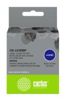 Картридж ленточный Cactus CS-LK3RBP LK-3RBP черный на красном 9x9 для Epson LW300/LW400/LW700/LW600P/LW1000P/K400/Z700/Z900