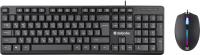 Клавиатура + мышь Defender Triumph C-991 клав:черный мышь:черный/красный USB Multimedia (45991)