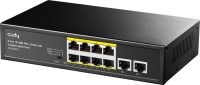 Коммутатор Cudy FS1010PG 8x100Мбит/с 2x1Гбит/с 8PoE 8PoE+ неуправляемый