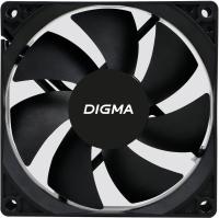 Вентилятор для корпуса Digma DFAN-90 90х90x25 черный 3-pin 4-pin (Molex) 23дБ Ret