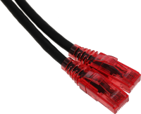 Патч-корд Hyperline PC-LPM-UTP-RJ45-RJ45-C5e-1.5M-LSZH-BK PC-LPM-UTP-RJ45-RJ45-C5E-1.5M UTP RJ-45 вил.-вилка RJ-45 кат.5E 1.5м черный LSZH (уп.:1шт) 24AWG