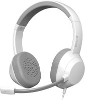Наушники с микрофоном A4Tech FH150U белый 2м накладные USB (FH150U WHITE)
