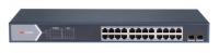 Коммутатор Hikvision DS-3E1526P-SI 24G 2SFP 24PoE+ 370W управляемый