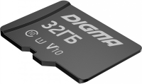 Флеш карта microSDXC 32Gb Class10 Digma CARD10 + adapter