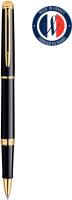 Ручка роллер Waterman Hemisphere (CWS0920650) Mars Black GT F черн. черн. подар.кор.