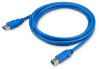 Кабель Buro USB3.0-AM/BM USB A(m) USB B(m) 1.8м синий