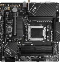 Материнская плата MSI PRO B650M-A WIFI SocketAM5 AMD B650 4xDDR5 mATX AC`97 8ch(7.1) 2.5Gg RAID+VGA+