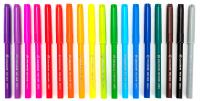 Фломастеры Deli EC10013 ColoRun Вентилируемый 18цв. пакет с европодвесом