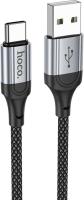 Кабель Hoco X102 Fresh Type-C USB (m)-USB Type-C 1м черный коробка