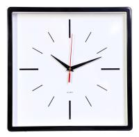 Часы настенные аналоговые Бюрократ WallC-S61P D30см черный (WALLC-S61P30/BLACK)