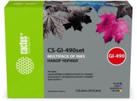 Чернила Cactus CS-GI-490SET голубой/пурпурный/желтый/черный набор 4x345мл для Canon PIXMA G1400/G1410/G1411/G2400/G2410/G2411/G3400/G3410/G3411/G4400/G4410/G4411