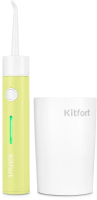 Ирригатор Kitfort КТ-2957-2 портатив. 2насад. зеленый/белый