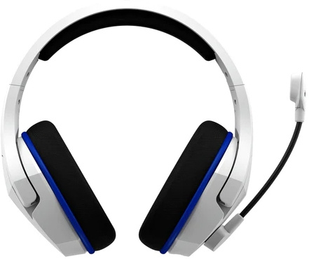Наушники с микрофоном HyperX Stinger Core Wireless PS5 (CS002-WA) белый/голубой мониторные Radio оголовье (4P5J1AA)
