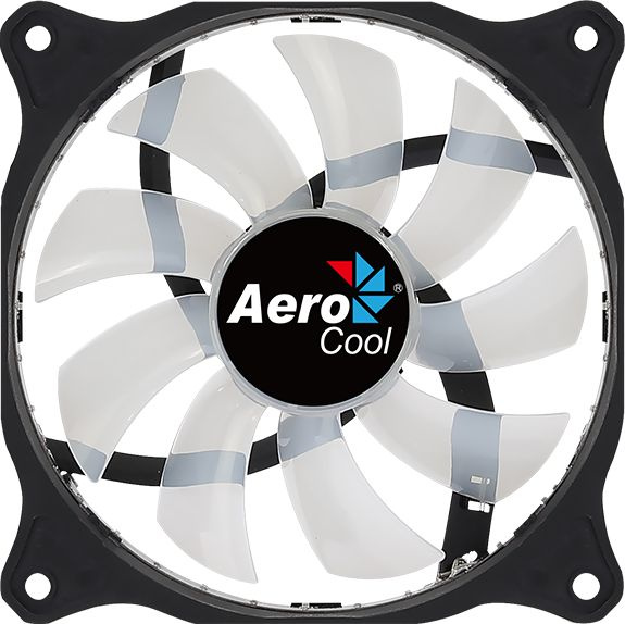 Вентилятор Aerocool Cosmo 12 120x120mm 4-pin(Molex)24dB 160gr LED Ret