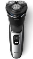 Бритва роторная Philips S3143/00 реж.эл.:3 питан.:элек.сеть/аккум. черный/серебристый