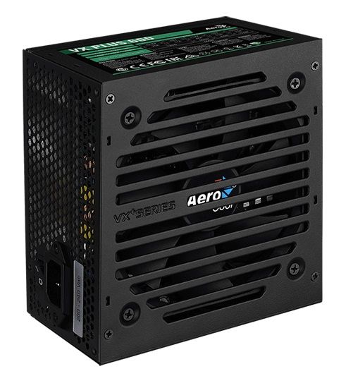 Блок питания Aerocool ATX 600W VX PLUS 600W (24+4+4pin) 120mm fan 3xSATA RTL