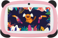 Планшет Digma Kids A7 SC9863A (1.6) 8C RAM2Gb ROM32Gb 7" IPS 1024x600 4G 1Sim Android 11.0 Go розовый 2Mpix 0.3Mpix BT WiFi microSD 128Gb 2800mAh