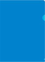 Папка-уголок Бюрократ -EE310/1BLU A4 пластик 0.15мм синий