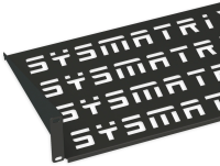 Полка стационарная Sysmatrix SH 3003.900 1U нагр.:15кг. 19" 300мм черный (упак.:1шт)