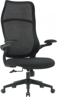 Кресло Cactus CS-MC505-BK черный сиденье черный сетка/ткань крестов. пластик