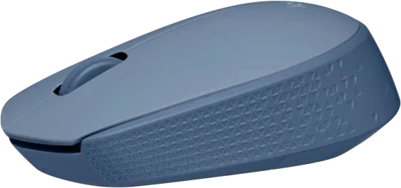 Мышь Logitech M171 голубой/серый оптическая 1000dpi беспров. USB для ноутбука 3but (910-006866)