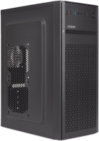 Корпус Digma DCC-MD301 черный без БП ATX 2xUSB2.0 audio