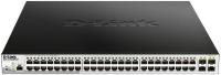 Коммутатор D-Link DGS-1210-52MP/ME/B 48G 4SFP 48PoE 370W управляемый