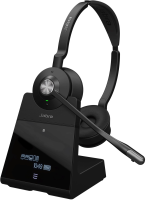 Наушники с микрофоном Jabra Engage 75 черный/серебристый накладные BT оголовье (9559-583-111)