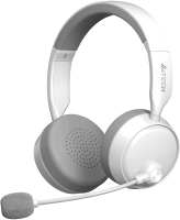 Наушники с микрофоном A4Tech BH230 белый мониторные BT (BH230 WHITE)