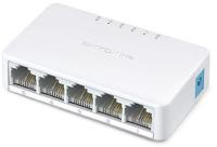 Коммутатор Mercusys MS105 5x100Mb неуправляемый
