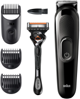 Триммер Braun SK3300 черный (насадок в компл:3шт)