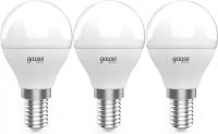 Лампа светодиодная Gauss Basic 10531252T 5.5Вт цок.:E14 шар 240B 4100K св.свеч.бел.нейт. (упак.:3шт)