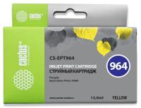 Картридж струйный Cactus CS-EPT964 T0964 желтый (13мл) для Epson Stylus Photo R2880