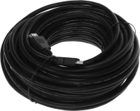 Кабель аудио-видео Premier 11239 HDMI (m)/HDMI (m) 20м. позолоч.конт. черный