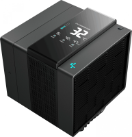 Устройство охлаждения(кулер) Deepcool Assassin IV VC Vision Soc-AM5/AM4/1200/2066/1700/1851 черный 4-pin 29.3dB Al+Cu LCD 300W 1780gr Ret (R-ASN4-BKNVMD-G)