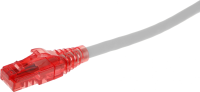 Патч-корд Hyperline PC-LPM-UTP-RJ45-RJ45-C5e-0.15M-LSZH-GY PC-LPM-UTP-RJ45-RJ45-C5E-0.15M UTP RJ-45 вил.-вилка RJ-45 кат.5E 0.15м серый LSZH (уп.:1шт) 24AWG