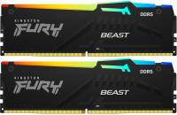Память DDR5 2x16GB 5600MHz Kingston KF556C36BBEAK2-32 Fury Beast Expo RGB RTL Gaming PC5-44800 CL36
