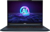 Ноутбук MSI Stealth 16 AI Studio A1VHG-061RU Ul9 185H/32Gb/SSD2Tb/RTX4080 12Gb/16"/IPS/UHD+/W11H/dk.