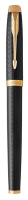 Ручка перьев. Parker IM Premium F323 (CW1931646) Black GT F сталь нержавеющая подар.кор.