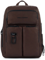 Рюкзак унисекс Piquadro Harper CA3349AP/TM коричневый кожа
