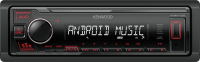 Автомагнитола Kenwood KMM-105 1DIN 4x50Вт USB2.0 AUX 1 RDS